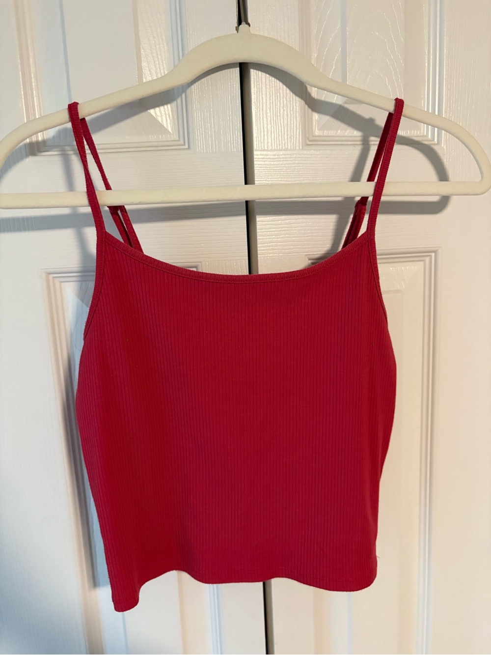 American Eagle Outfitters Hot Pink Ribbed Camisole